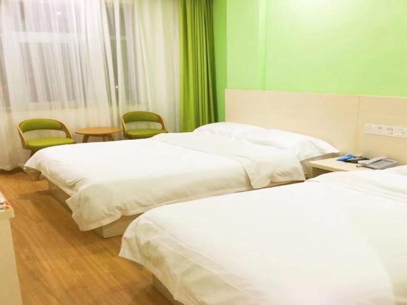 เชลล์ หังจงซิตี้ ไฮสปีด เรลเวย์สเตชั่น เหยินหมินโร้ด โฮเต็ล Hotel ฮั่นจง ภายนอก รูปภาพ