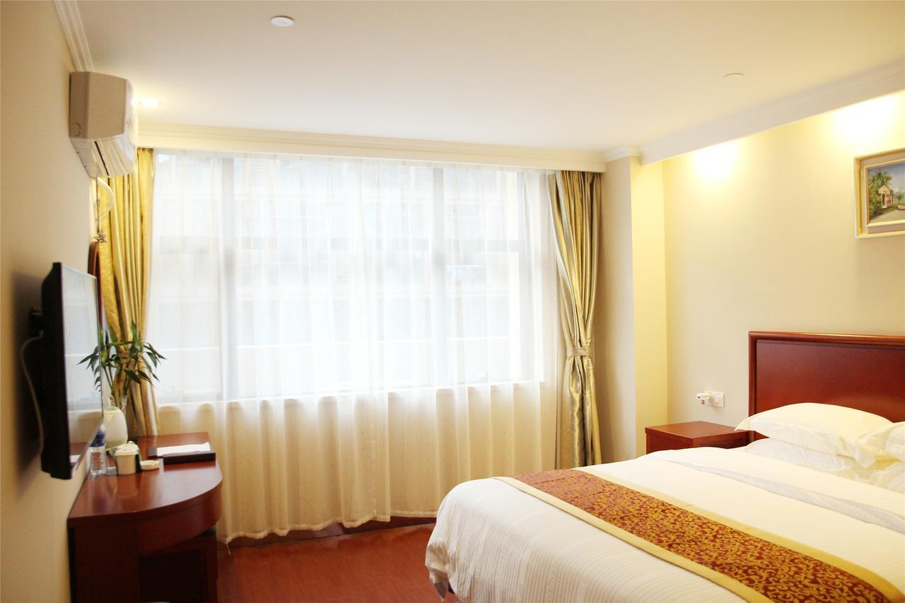 เชลล์ หังจงซิตี้ ไฮสปีด เรลเวย์สเตชั่น เหยินหมินโร้ด โฮเต็ล Hotel ฮั่นจง ภายนอก รูปภาพ